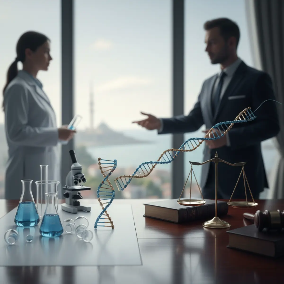 Genetik test tüpleri ve yasal belgeler