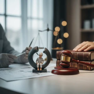 Sağlık hukuku avukatı ve müvekkili görüşmesi