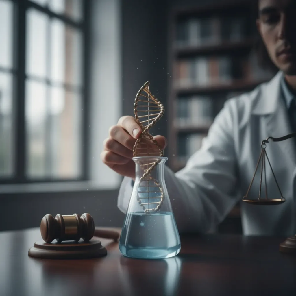Genetik Testlerin Yanlış Yorumlanması Ve Hukuki Sonuçlar İzmir 1 Genetik test tüpleri ve hukuki simge