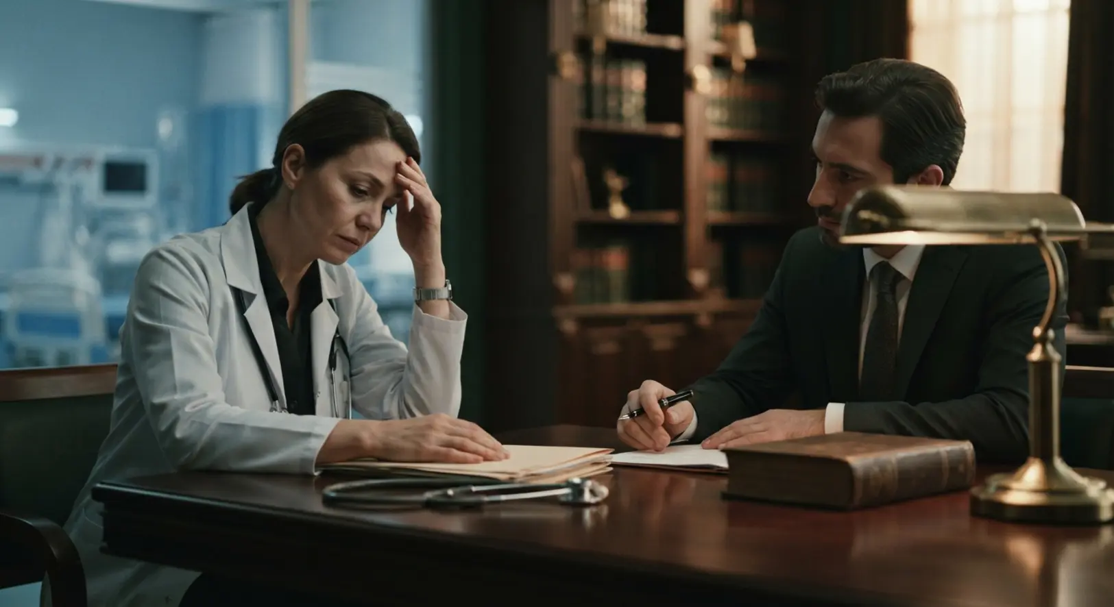 Hasta tedavisi kararı alan doktor